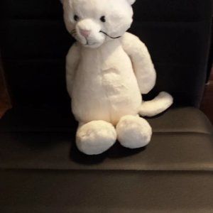 Jellycat Bashful White Cat (Medium)